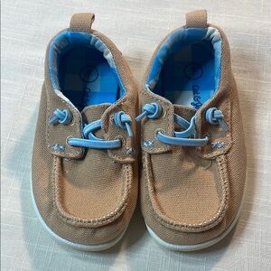 Cat & Jack Tan and Blue Kids Shoes